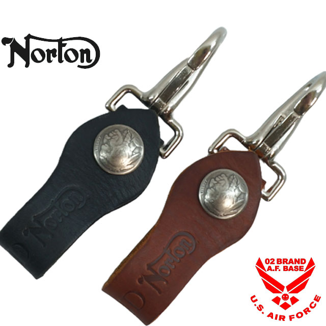 Rakuten - ノートン エンボスロゴ 本革 ベルトキーホルダー メンズ 新作2025年モデル NORTON 249n8002
