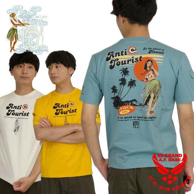 Rakuten - アンチ アロハ風 アンチツーリスト 半袖Tシャツ メンズ 新作2025年モデル ANTI att-165