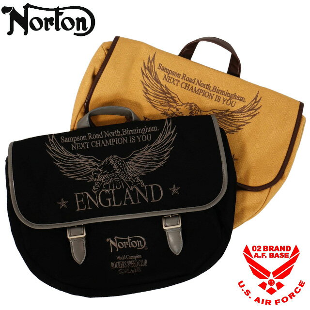 Rakuten - ノートン イーグルエンブレム刺繍 ショルダーバッグ 鞄 メンズ 新作2025年モデル NORTON 253n8501
