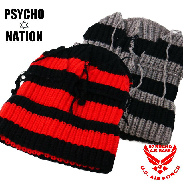 Rakuten - サイコネーション 耳付き フリンジ ニットキャップ 帽子 ユニセックス 新作2025-2026年モデル PSYCHO NATION 716904