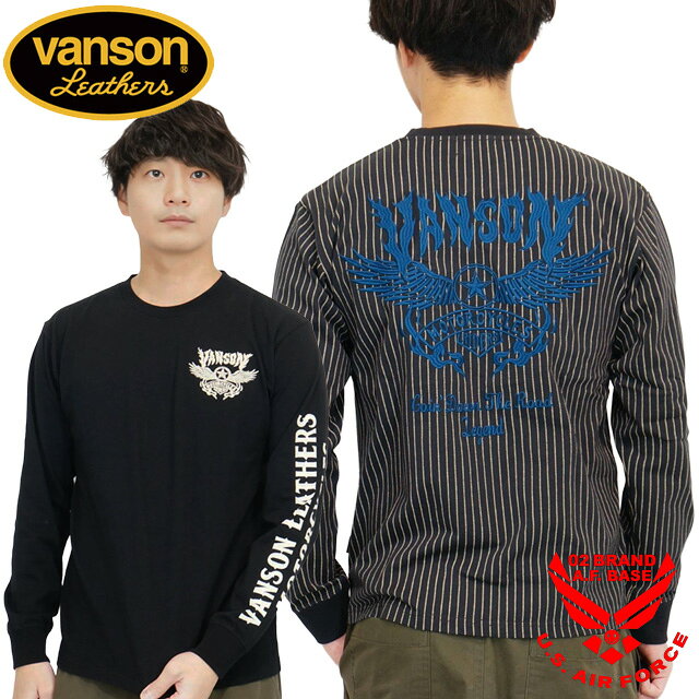 Rakuten - バンソン フライングスター刺繍 長袖Tシャツ ロンTee メンズ 新作2026年モデル VANSON nvlt-2603