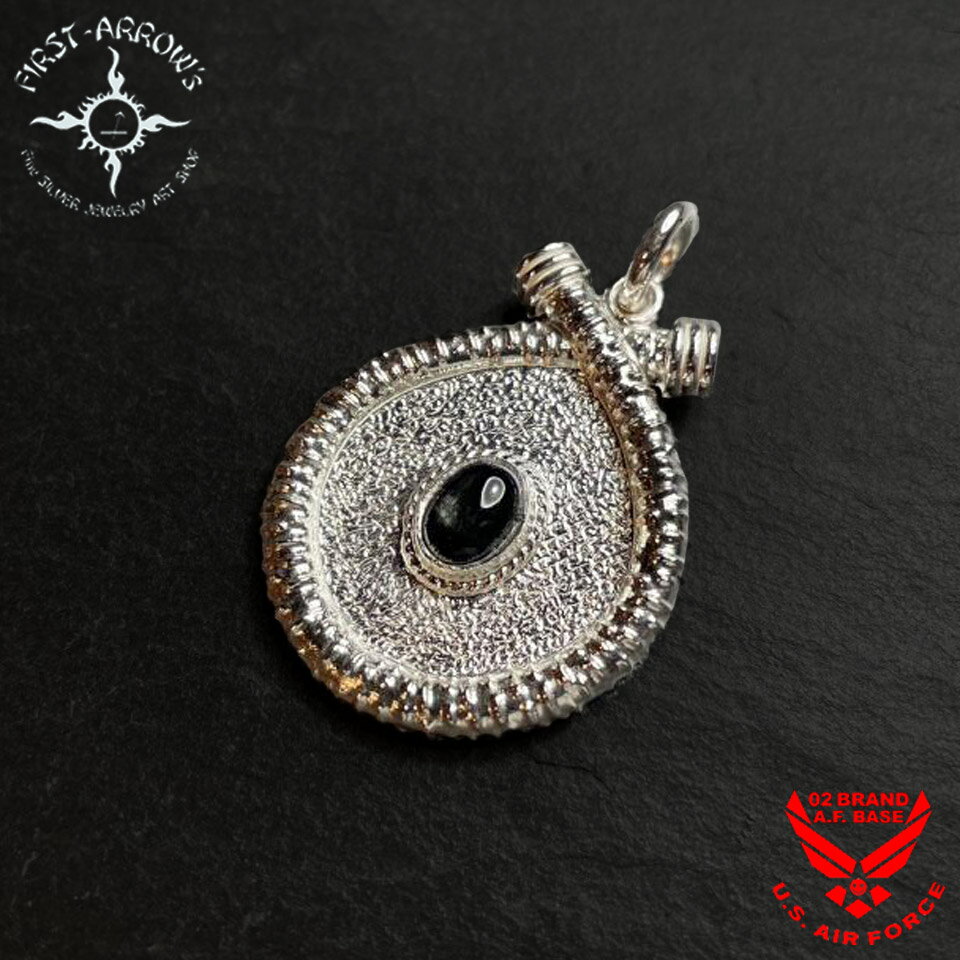 ポイント2倍!!ファーストアローズ ブラックスター付 ブランチメタル Lサイズ ペンダントトップ FIRST ARROWS p-800