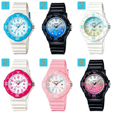 【ラッピング無料】【メール便】カシオ ダイバータイプ CASIO LRW-200H チープカシオ チプカシ 女性 子供 腕時計 防水 軽量 薄型 レディース レディス ガールズ キッズ 男の子 女の子 ミニサイズ カレンダー 回転ベゼル アナログ プチプラ こども ミニ 女性用 子供用