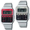 【ラッピング無料】CASIO CLASSIC カシオ クラシック カリキュレーター CA-500WE レッド ホワイト デジタルウォッチ …