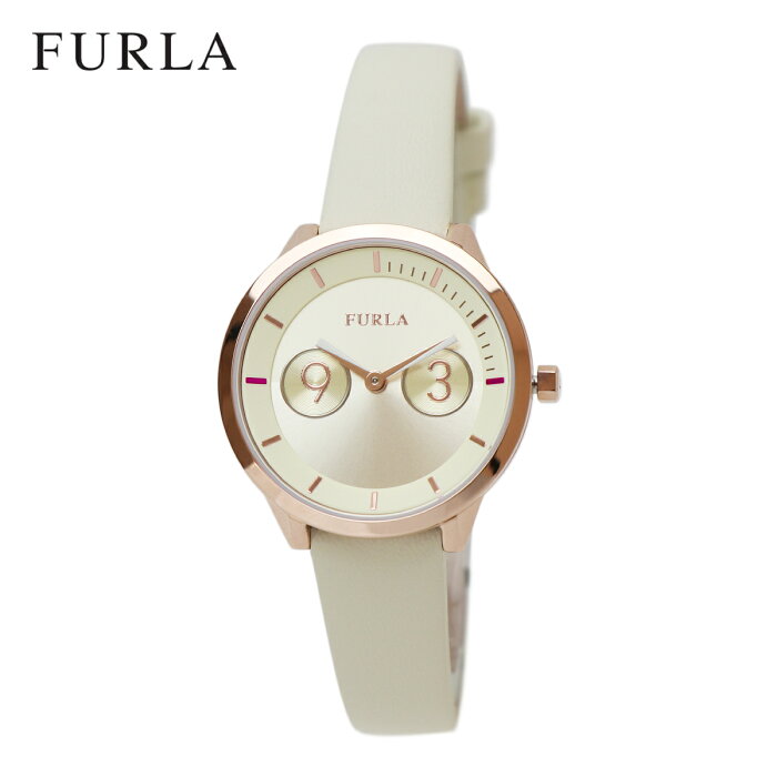 【電池交換無料チケット配布中!!】FURLA METROPOLIS フルラ メトロポリス 31mm アナログ アイボリー 白色 ローズゴールド レザーベルト ビジネスウォッチ R4251102542 ファッションウォッチ シンプル レディースウォッチ 女性用腕時計 防水 軽量 薄型【あす楽】【即納】