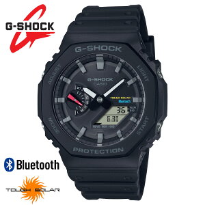 【ラッピング無料】CASIO G-SHOCK カシオ ジーショック GA-B2100-1A Bluetooth タフソーラー アナログ デジタル スマホリンク スマートウォッチ カシオーク CASIOak オクタゴン 八角形 ブラック アナデジ デジアナ gshock Gショック