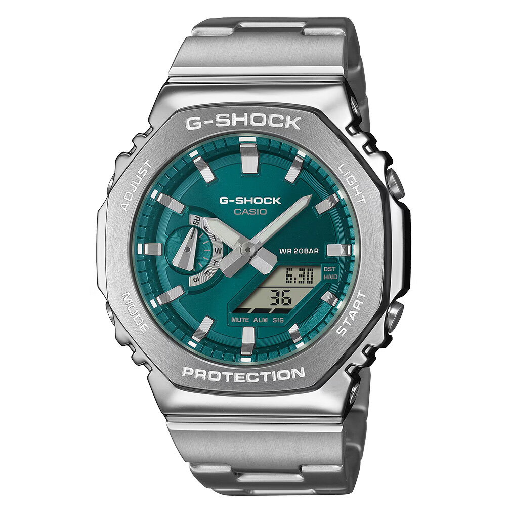 楽天市場】g-shock フルメタル（文字盤カラーグリーン）（腕時計）の通販
