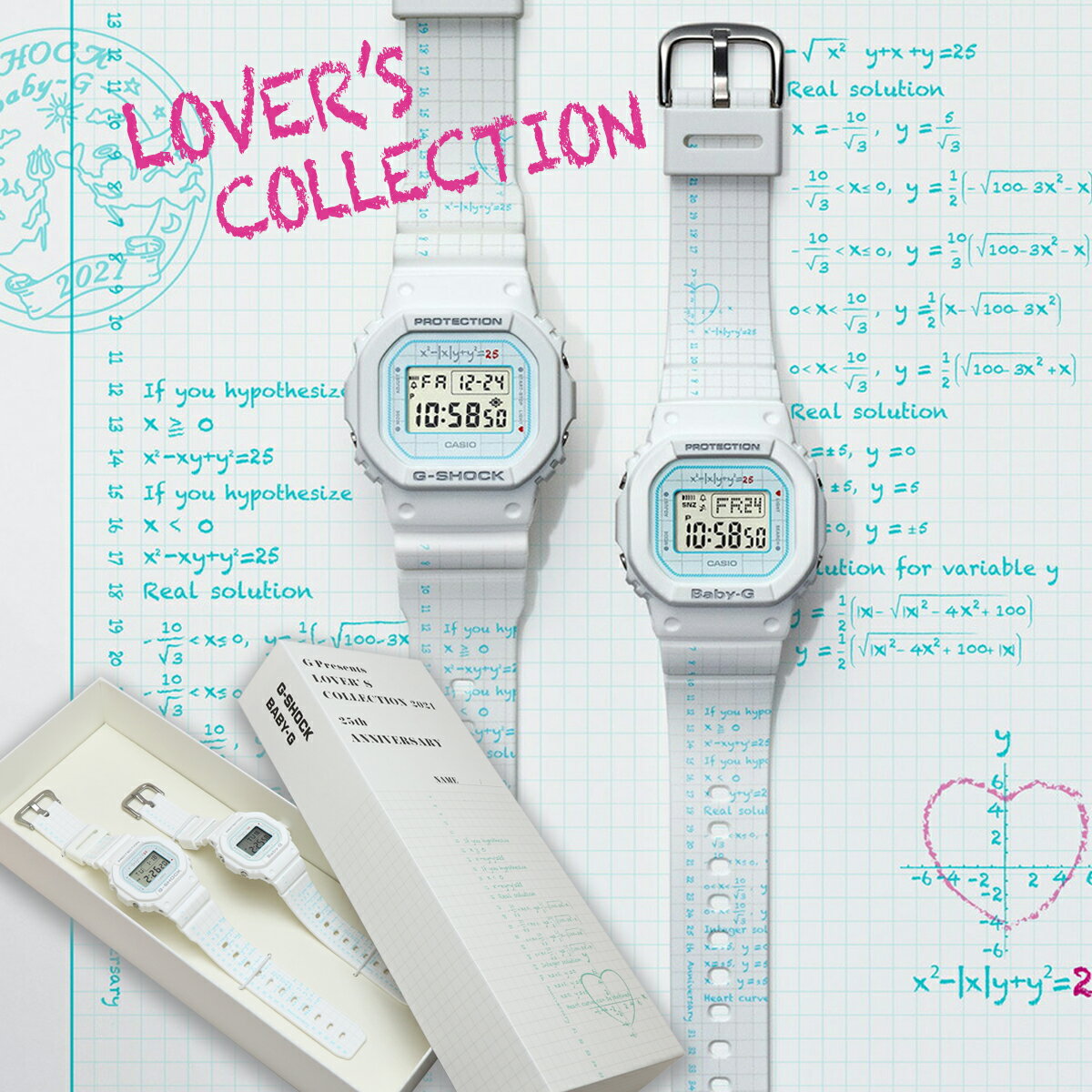 G PRESENTS LOVERS COLLECTION۸  G-SHOCK BABY-G С쥯 ڥǥ LOV-21B-7 ְץۥ磻 2ܥå CASIO Gå ٥ӡG  ǥ ڥå  ͳ ǥ Х · åץ ǰ