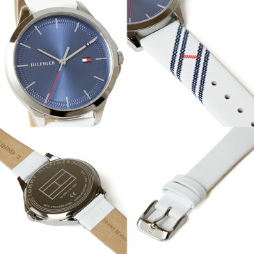 【電池交換チケット配布中】トミーヒルフィガー tommy hilfiger レディース 腕時計 Peyton ペイトン 1782089 ネイビー ホワイト 防水 軽量 女性用 ビジネス カジュアル ファッション アナログ表示 レザーベルト シンプル【あす楽】【即納】
