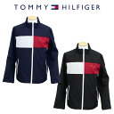 【ラッピング無料】tommy hilfiger トミーヒルフィガー ジップジャケット 158AP521 メンズ アウター トップス スタンドカラー フルジップ ジャケット ジャージ 男性 ネイビー ブラック ソフトシェル 撥水加工 裏起毛 スポーツ 上着 長袖 ウエア