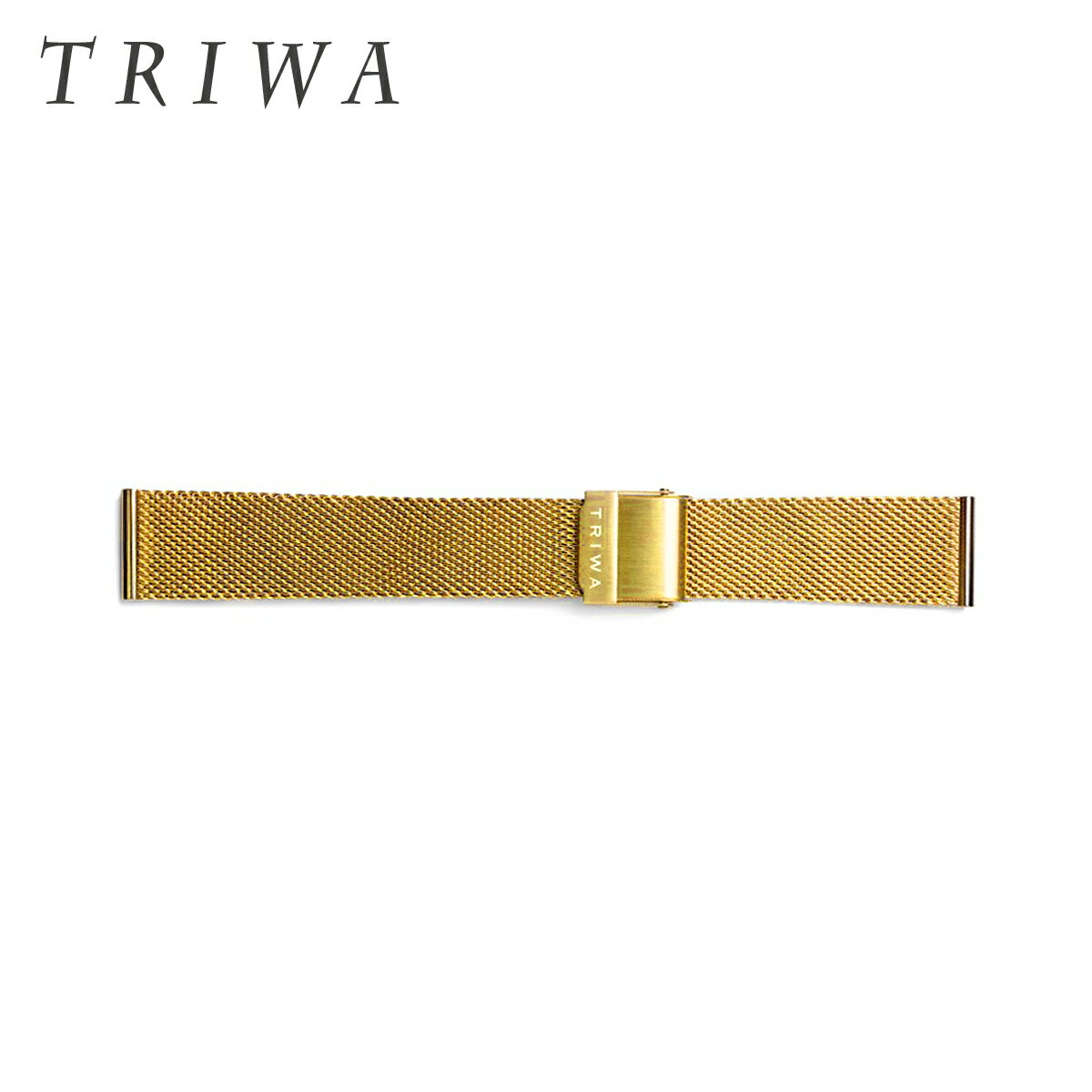 【ラッピング無料】【メール便】【代引き不可】TRIWA トリワ 純正品 16mm幅 ステンレスメッシュベルト MS121313 イエローゴールド ブレスレット SVALAN スヴァラン スバラン NIKKI ニッキ ASKA…