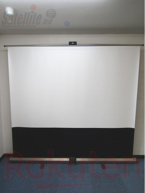 【中古】IZUMI-COSMOフロアタイプスクリーン（パンタグラフ式）100型 プロジェクタースクリーン