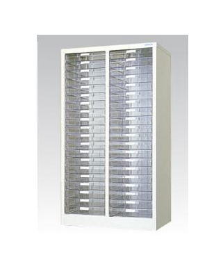 クリアケース キャビネット A4浅型2列 H956 PA4-402