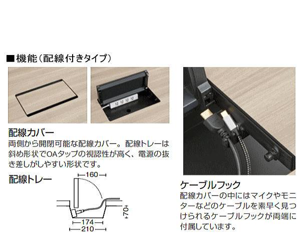 ラティオ3 okamura【配送先が指定地域のみの販売】ミーティングテーブル 幅6000×奥行1500