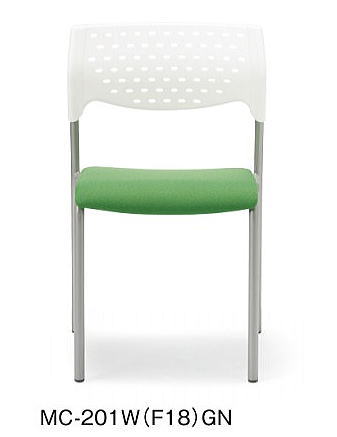 AICO 粉体塗装タイプ MC-200/100シリーズ 肘 キャスターなし