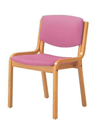 クレプト 木製チェア スタッキング 肘なし 会議用椅子