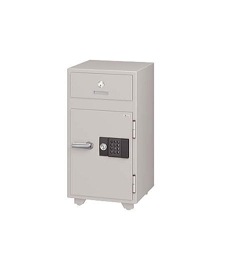 TOYO 自動ロッド装置付 投入専用耐火金庫 テンキー式 46リットル