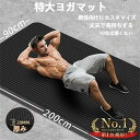 ヨガマット 極厚20mm 長さ200cm 幅広90cm トレーニングマット 幅広 痛くない 高密度 NBR 特大 トレーニング 筋トレマット ピラティス フィッ...