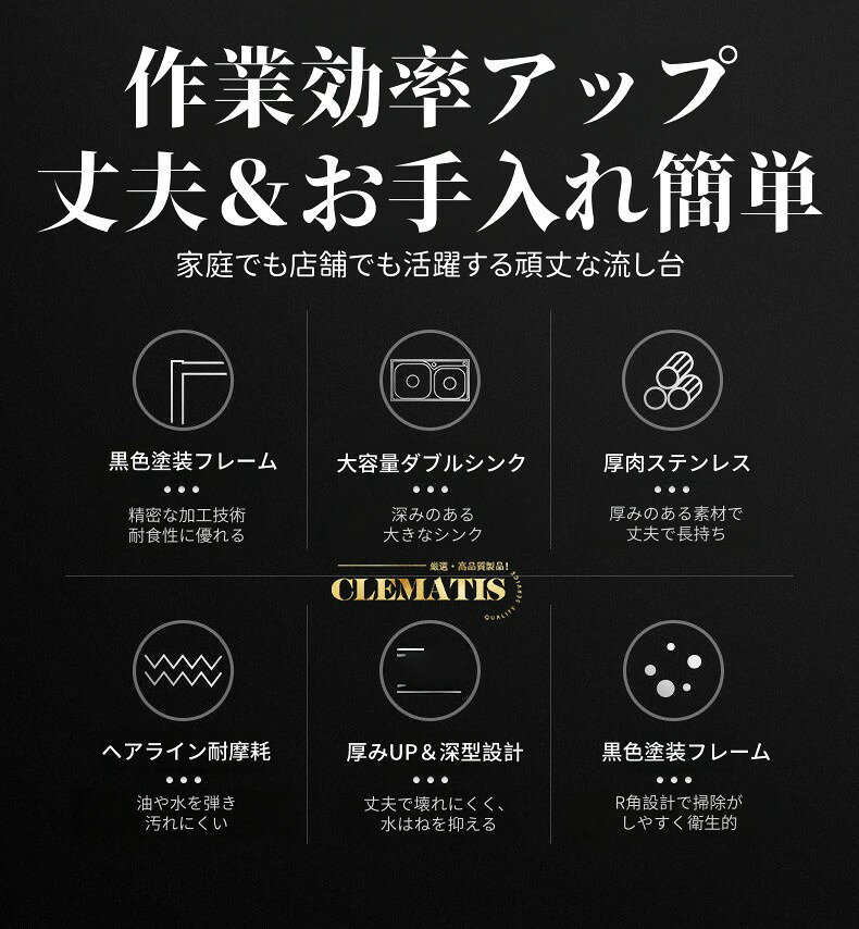 ＼簡単組立!!／流し台 ガーデンシンク 家庭用 屋外用 ステンレス製 流し台 シンク ...