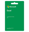 【メール便配送】Microsoft Excel 2021 ダウンロードカード【お取り寄せ（3営業日から6営業日程度）での入荷 発送】