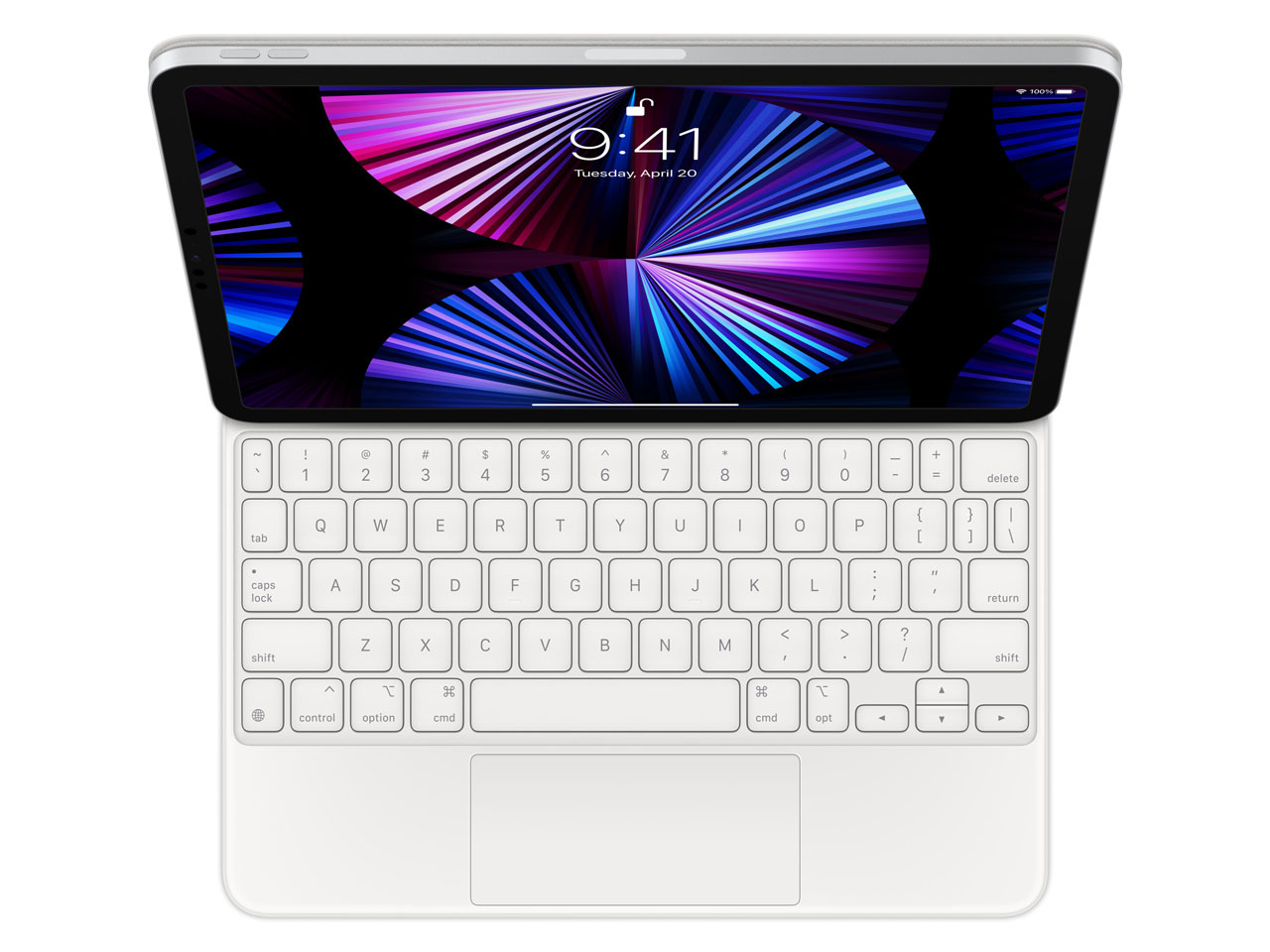 Apple 11インチ iPad Pro/iPad Air用 Magic Keyboard 英語 MJQJ3LL/A [ホワイト]【お取り寄せ（10営業日から2週間半程度）での入荷、発送】