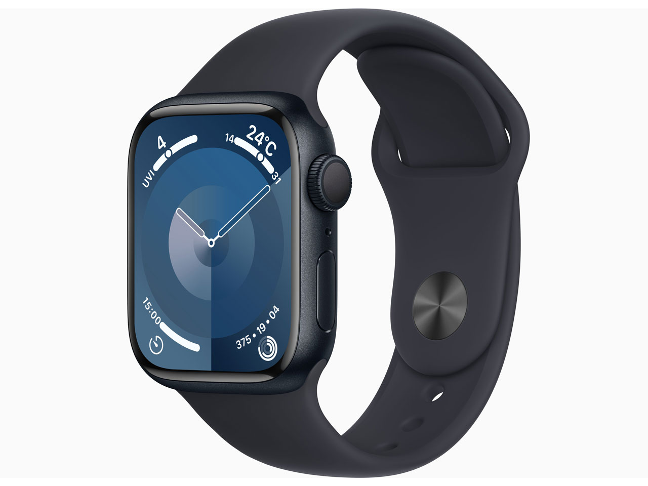 アップルウォッチ スマートウォッチ（売れ筋ランキング） Apple Watch Series9 GPSモデル 41mm MR8X3J/A [ミッドナイトスポーツバンド M/L]【お取り寄せ（1週間から10営業日程度）での入荷、発送】