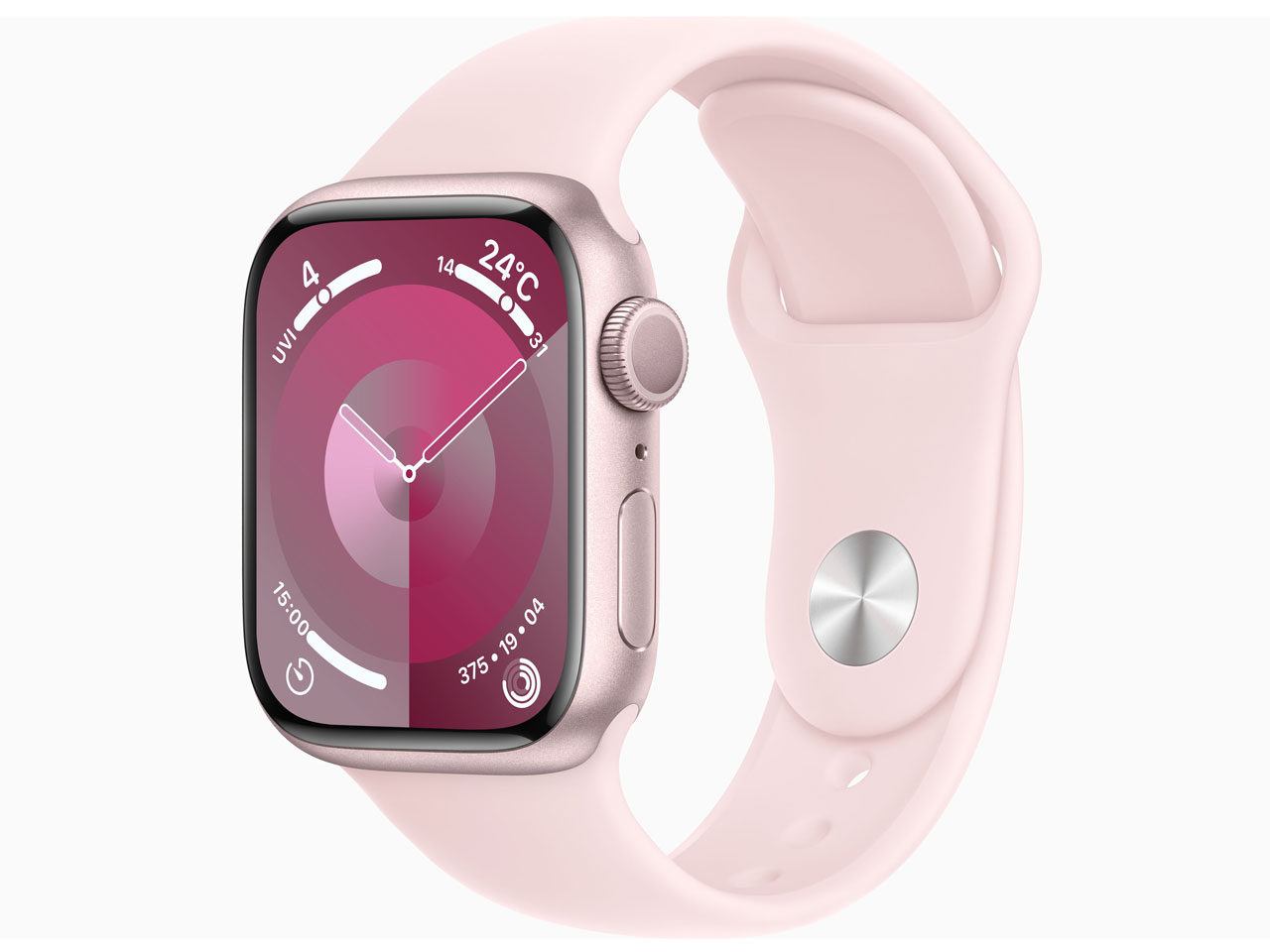 アップルウォッチ スマートウォッチ（売れ筋ランキング） Apple Watch Series9 GPS 41mm MR943J/A [ピンク/ライトピンクスポーツバンド M/L]【お取り寄せ（1週間から10営業日程度）での入荷、発送】