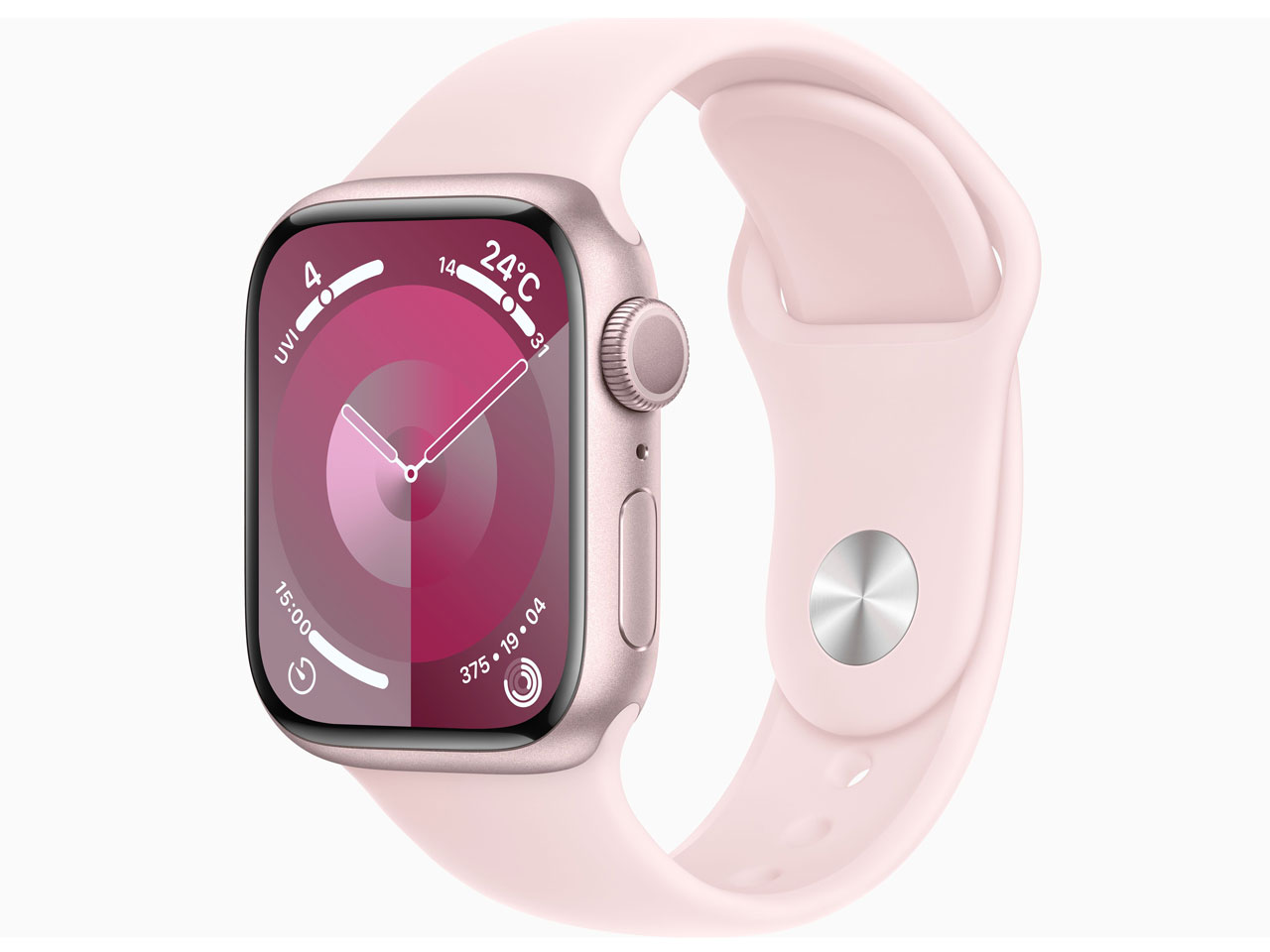 アップルウォッチ スマートウォッチ（売れ筋ランキング） Apple Watch Series9 GPS 41mm MR933J/A [ピンク/ライトピンクスポーツバンド S/M]【お取り寄せ（10営業日から2週間半程度）での入荷、発送】