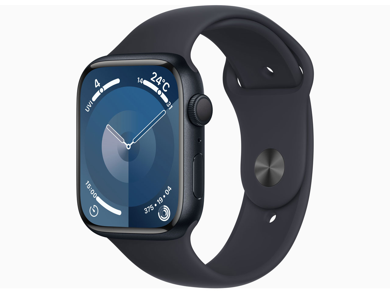 アップルウォッチ スマートウォッチ（売れ筋ランキング） Apple Watch Series9 GPSモデル 45mm MR993J/A [ミッドナイトスポーツバンド S/M]【お取り寄せ（1週間から10営業日程度）での入荷、発送】