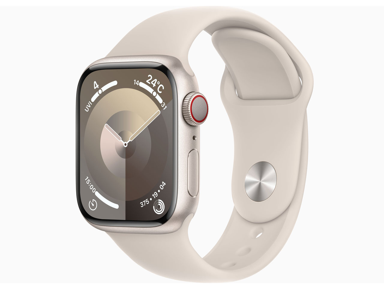 アップルウォッチ スマートウォッチ（売れ筋ランキング） Apple Watch Series9 セルラー 41mm MRHN3J/A [スターライトスポーツバンド S/M]【お取り寄せ（10営業日から2週間半程度）での入荷、発送】