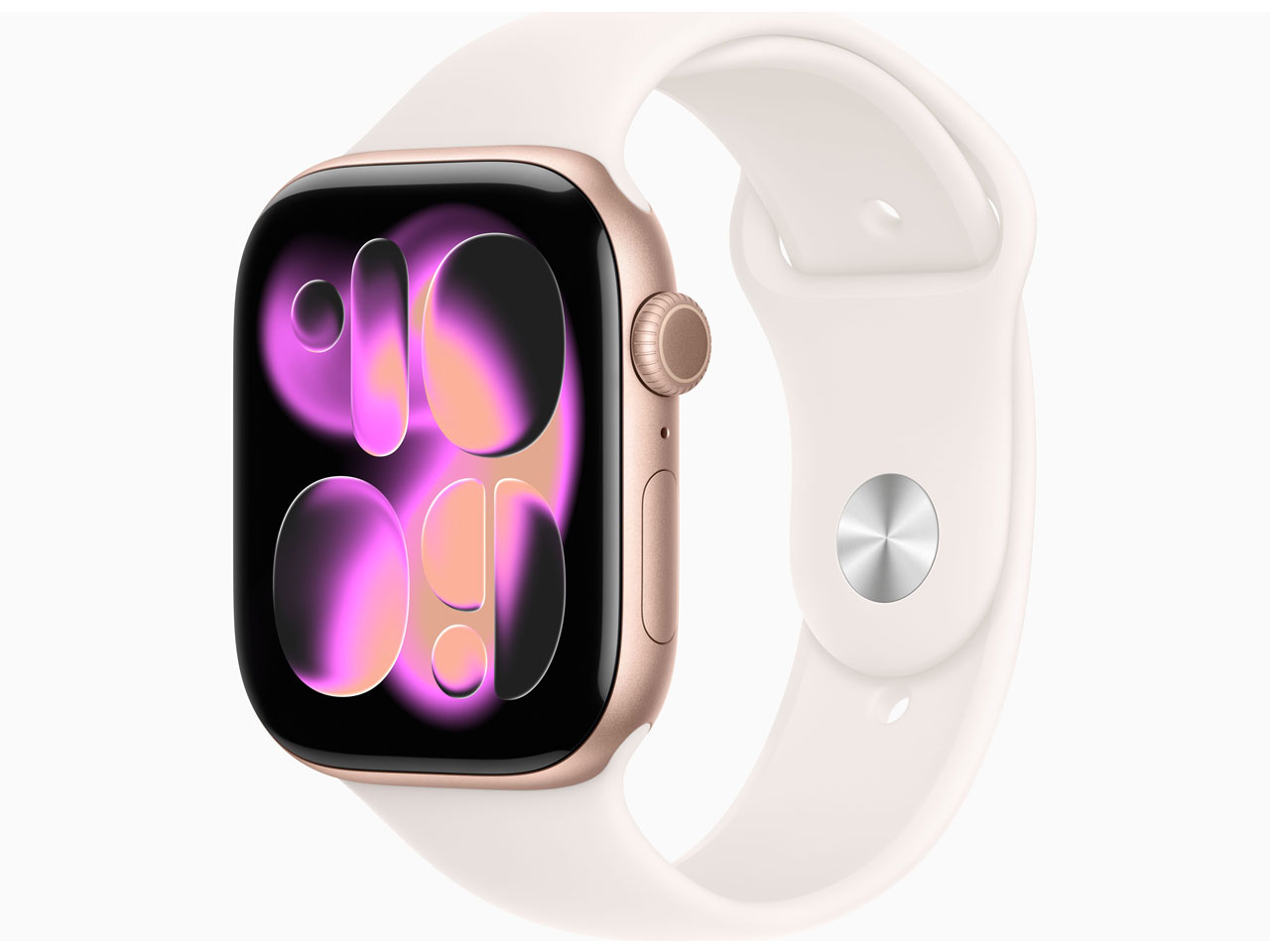 樂天商城 - Apple Watch Series11 GPS 46mm MEV64J/A RG ライトブラッシュスポーツバンド S/M【お取り寄せ（1週間から10営業日程度）での入荷、発送】