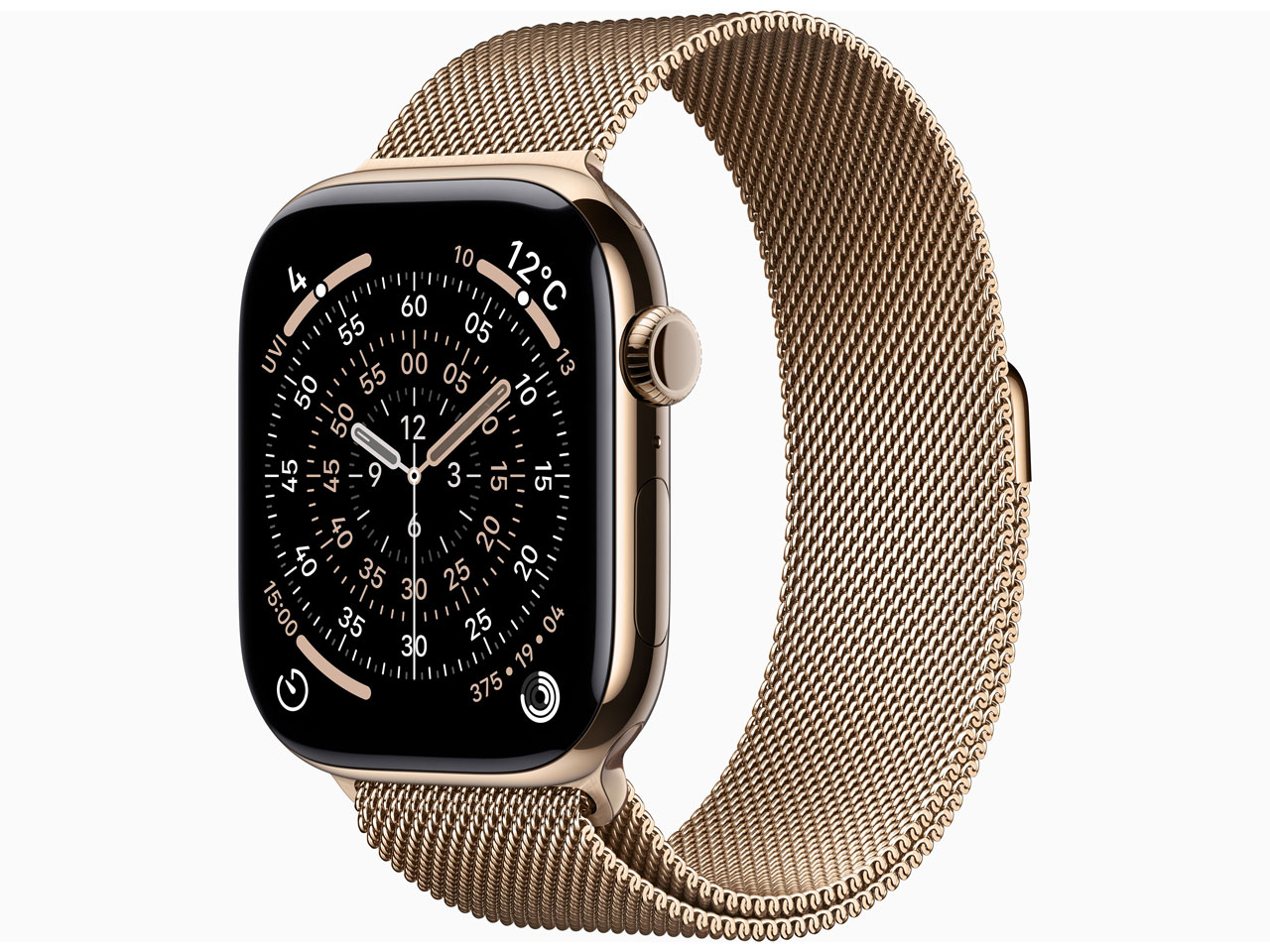 乐天商城 - Apple Watch Series11 セルラー 46mm GDTiケース GDミラネーゼループ S/M【お取り寄せ ※1ヶ月から2ヶ月見込み】