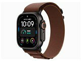 Apple Watch Ultra 4 (GPS + Cellularモデル) - 49mmブラックチタニウムケースとバーガンディアルパインループ - S