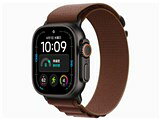 Apple Watch Ultra 4 (GPS + Cellularモデル) - 49mmブラックチタニウムケースとバーガンディアルパインループ - M