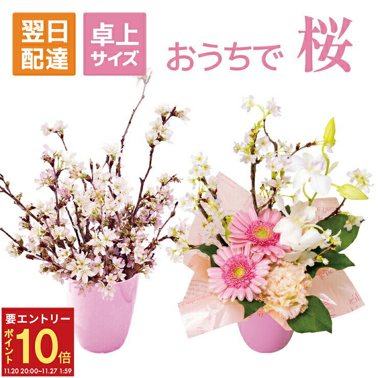 【エントリーでP10倍★20日20時-27日2時】啓翁桜 桜 さくらの花 桜の花 サクラ 桜のお花 生花 アレンジメント 切り落とし 小枝 細くて短い枝 福袋 ご自宅用 お正月 正月飾り 迎春 正月 誕生日 プレゼント けいおう桜