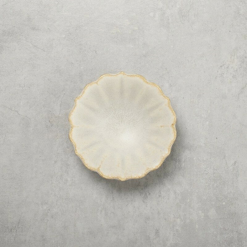 Rakuten - 【 結花 ユウカ 花型小鉢 】【シルバー】 珍味 小付 小鉢 豆皿 まめ皿 小皿 和食器 おもてなし 懐石料理 割烹料理 和食器 品のある器 強化磁器 和カフェ カフェ食器 白い器 食洗機対応 電子レンジ対応