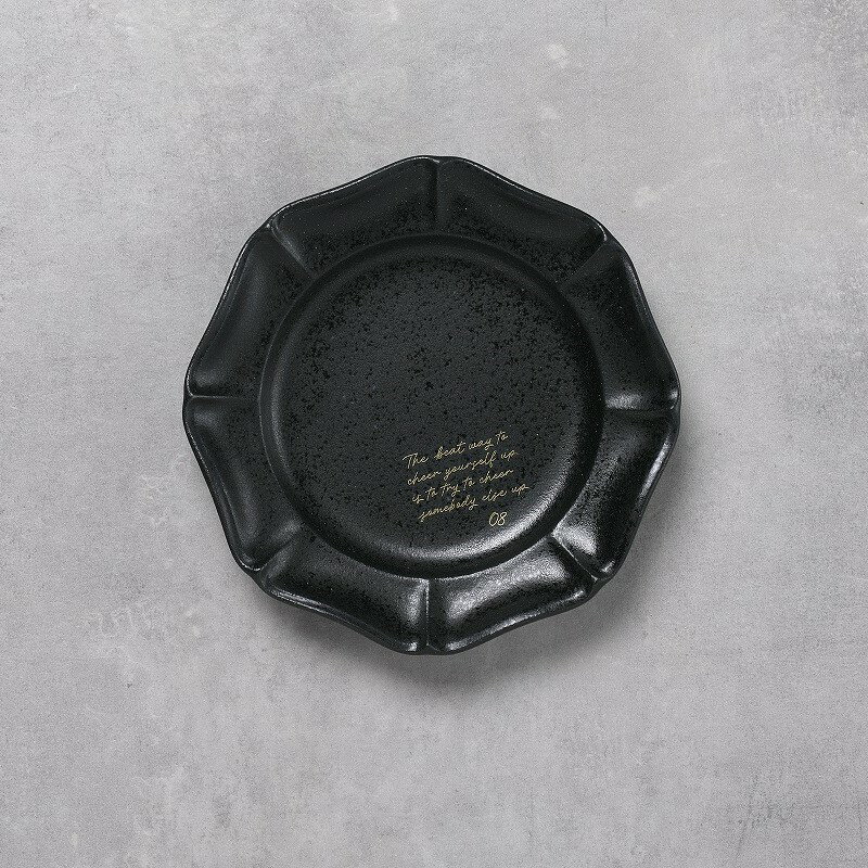 乐天商城 - 新商品 Feliceオリジナル 【 はちりん 8角小皿 10cm Sサイズ 】【 ブラック 】 黒いお皿 レリーフがオシャレ デザートプレート カヌレ皿 おつまみ 漬物皿 薬味皿 アクセサリートレイ 美容院 洋風居酒屋 カフェ食器 料理教室 パン教室 ハーフマット釉 結婚祝い 新築祝い