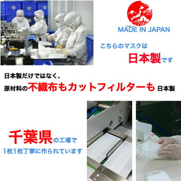 マスク 日本製 100枚 50枚 2個 マスク工業会会員 衛生マスク 使い捨てマスク 国産マスク 不織布マスク 国産99%カットフィルター使用 カケンテスト済 ウイルス飛沫 かぜ 花粉対策 3層構造 ふつうサイズ 白 ホワイト 送料無料 ジッパー付き内袋 耳が痛くない