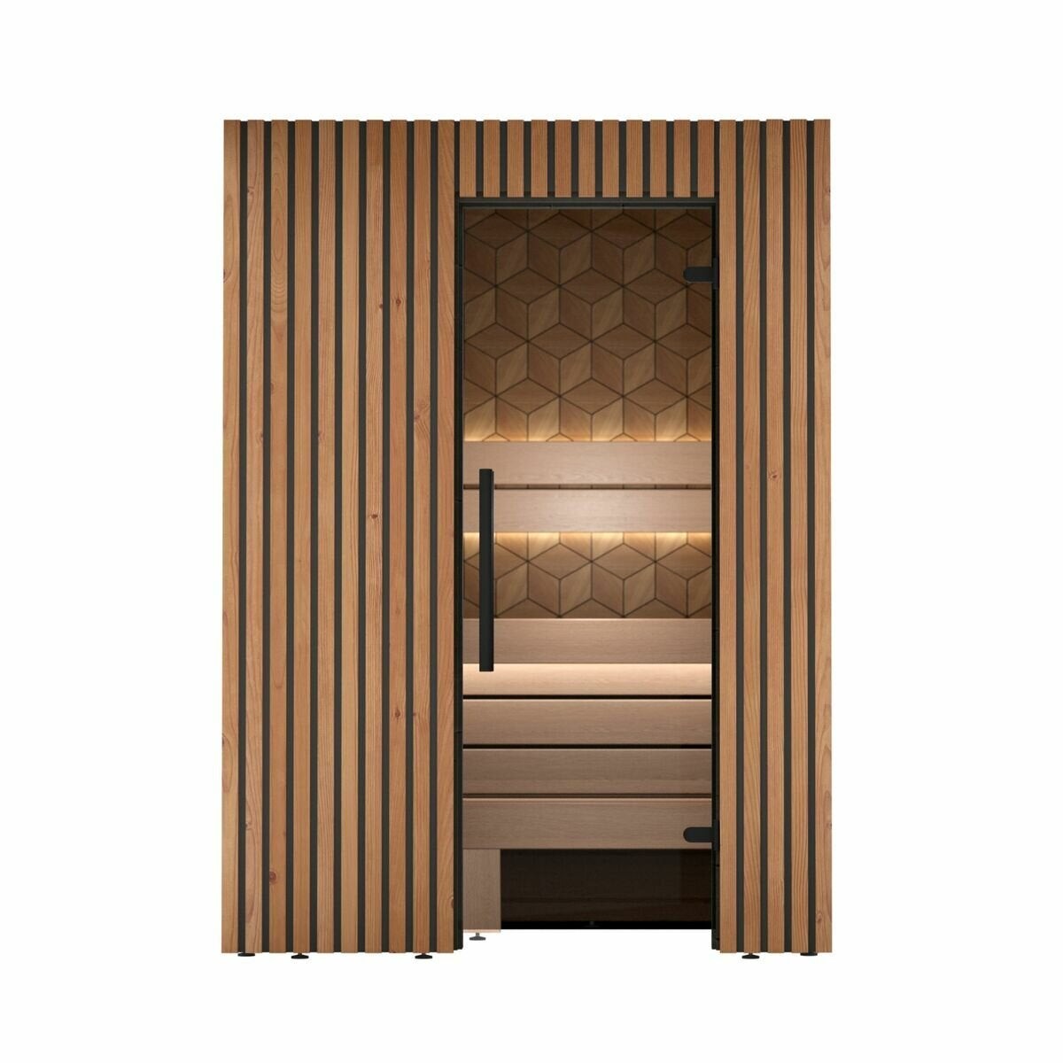 SAUNATURE インドアサウナキャビン Como 2-150 2人用 0kuninushi17-10007461 オオクニヌシ パッケージ画像