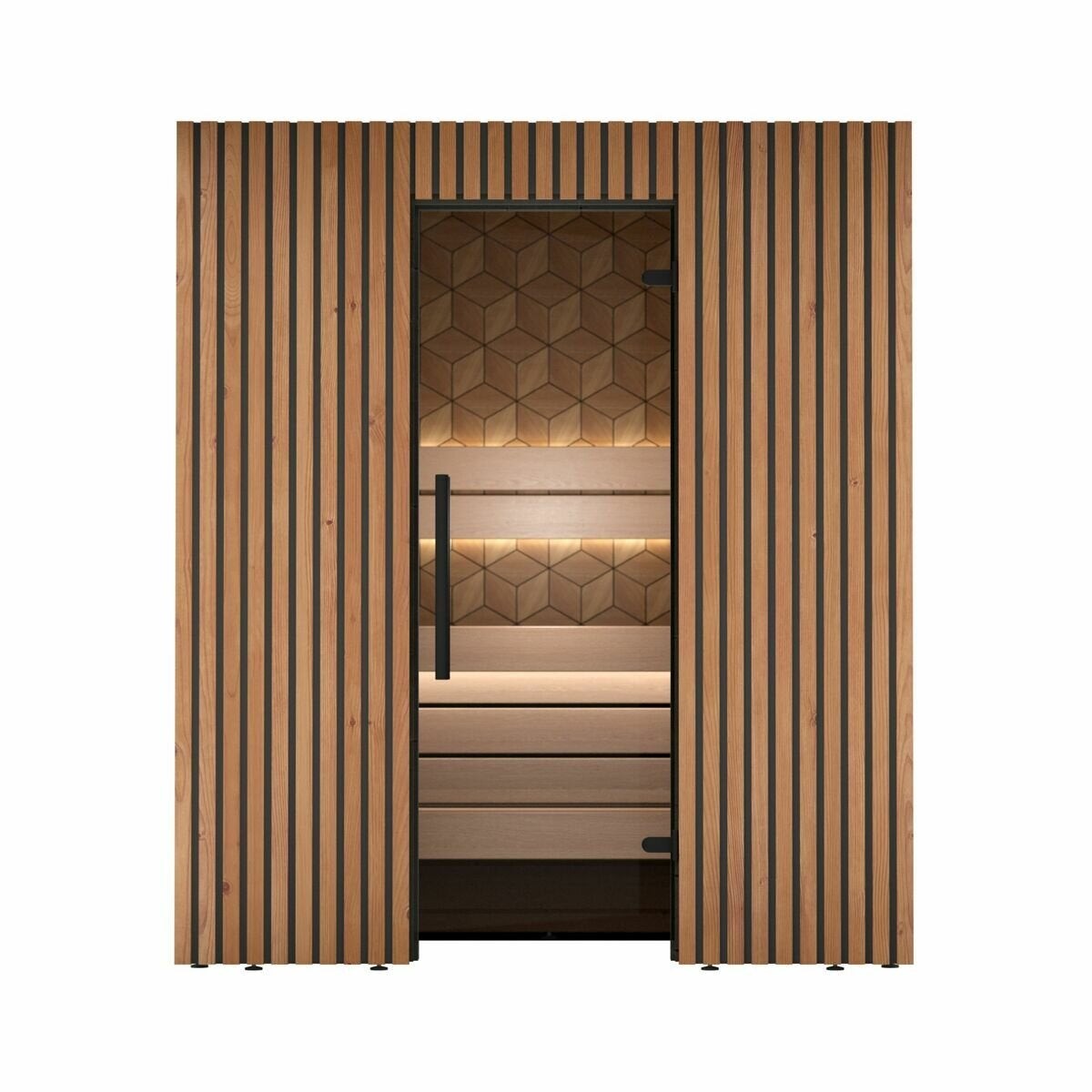 SAUNATURE インドアサウナキャビン Como 3-180 3人用 0kuninushi17-10007733 オオクニヌシ パッケージ画像