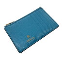 FURLA フルラ カードケース カメリア フラグメントケース ブルー 保存袋付き WP00310 ARE000 AR300 ほぼ未使用 【中古】MK-1707