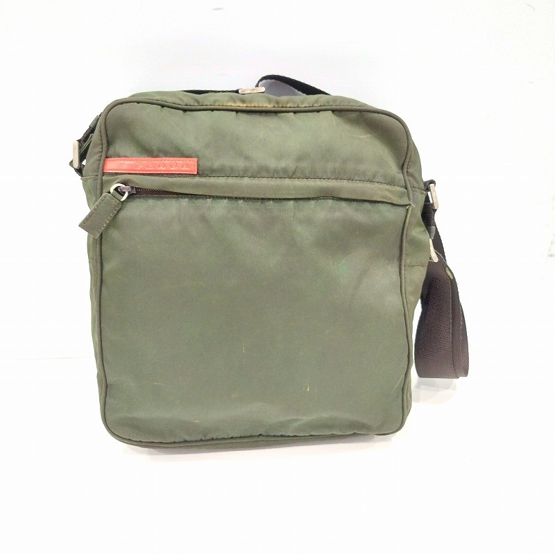 楽天市場】プラダ 中古(カラーカーキグリーン)(ショルダー 楽天市場】プラダ 中古(カラーカーキグリーン)(ショルダー
