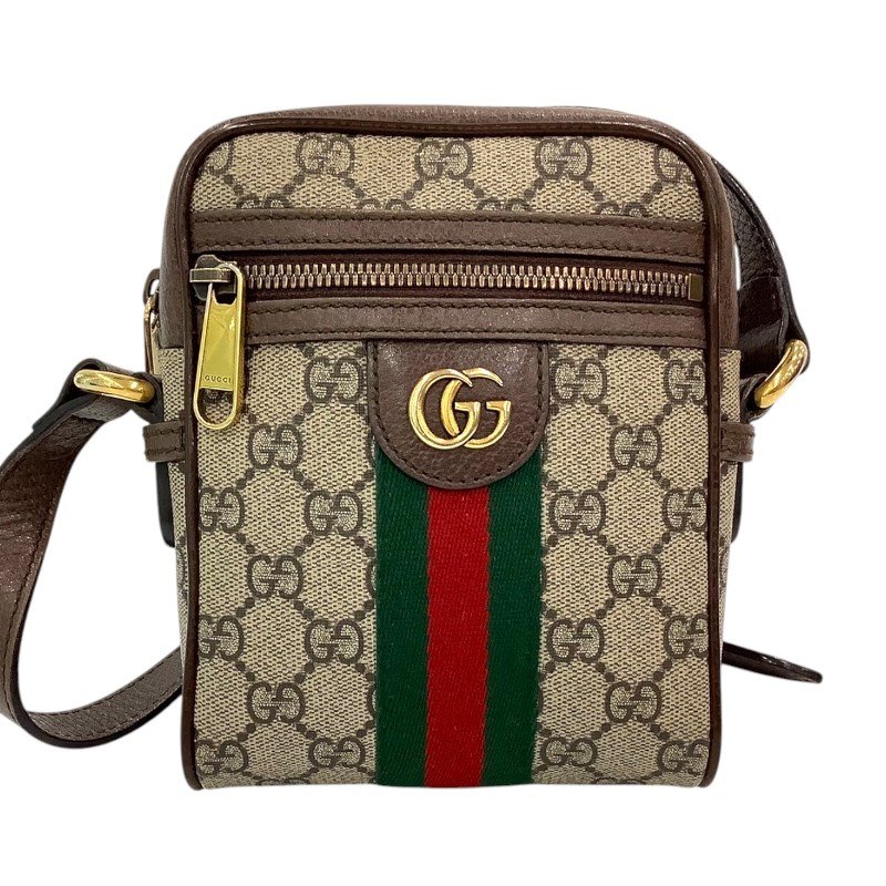 GUCCI グッチ GGスプリーム オフィディア ショルダーバッグ 598127 520981 シェリー 【中古】JA-24316