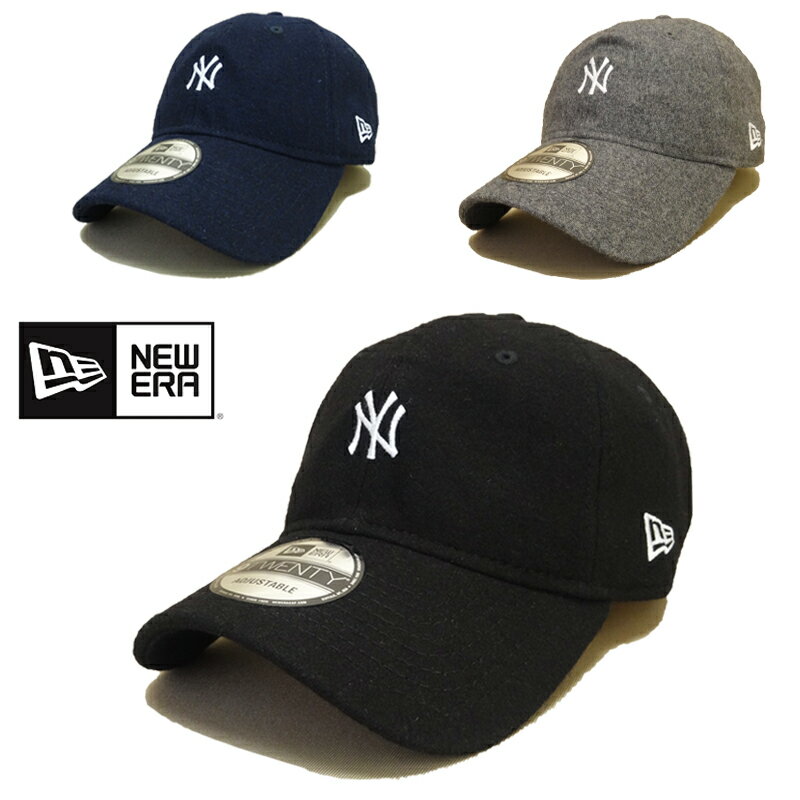 【あす楽】 New Era 9TWENTY ADJUSTABLE CAP - ニューエラ / MLB アジャスタブル キャップ / ニューヨーク ヤンキース / Baseball Cap / WOOL素材 / 920 / NEYYAN / MINI LOGO / 70422103 / 70422104 / 70422105のサムネイル