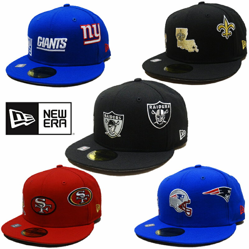 【あす楽】New Era JUST DON NFL 59FIFTY CAP / ニューエラ ジャスト ドン キャップ / キャップ / ベースボール キャップ / NEW ERA ×JUST DON / コラボモデル / LASRAI / NEEPAT / NEOSAI / NEYGIA SAF49E / NFL / 9704