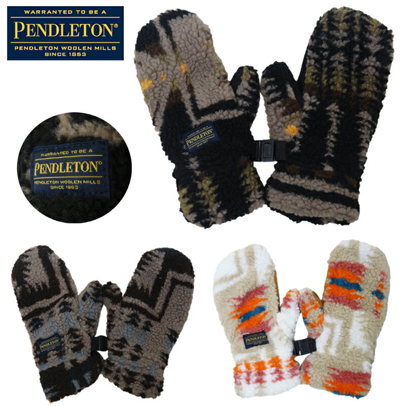 手袋 メンズ（5000円程度） 【あす楽】 PENDLETON JQD BOA MITTEN / ペンドルトン / ジャカード ボア ミトン / PENDLETON MITTEN / ハーディング / レディース / メンズ / ユニセックス / グローブ / ミトン手袋 / 防寒 / PDT-000-213032