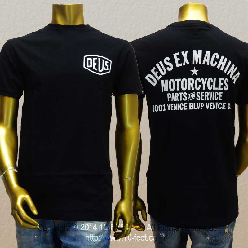 あす楽 全3色 Deus ex machina T-SHIRT VENICE ADDRESS DMW41808C デウス エクス マキナ Tシャツ