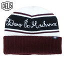 Deus ex machina CHAD SCRIPT BEANIE DMA57248 デウス エクス マキナ ビーニー ニットキャップ