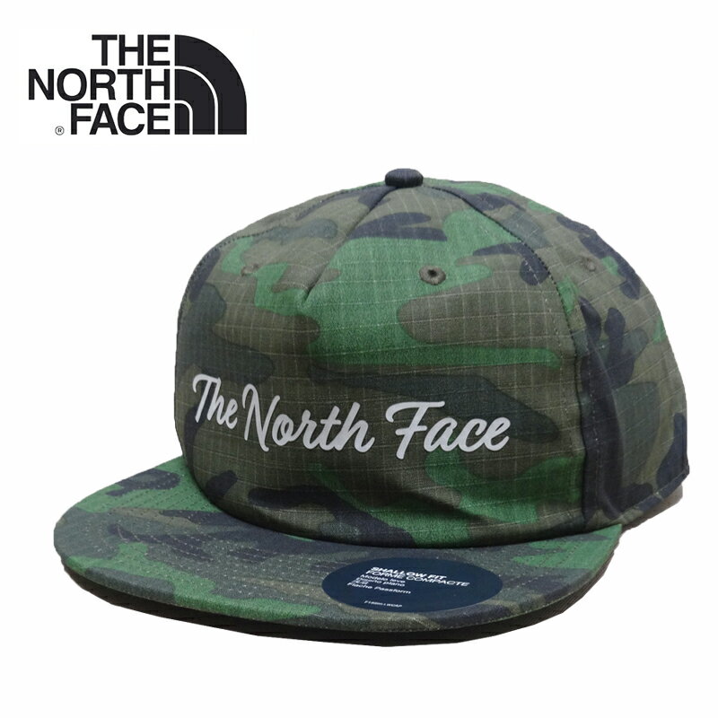 THE NORTH FACE PLASKETT BALL CAP / プラスケット ボールキャップ / HAT / CAP / ザ ノース フェイス / Thyme Brushwood Camo Print / ロゴ / キャップ / ハット / スナップバック / 帽子 / NF0A55KK