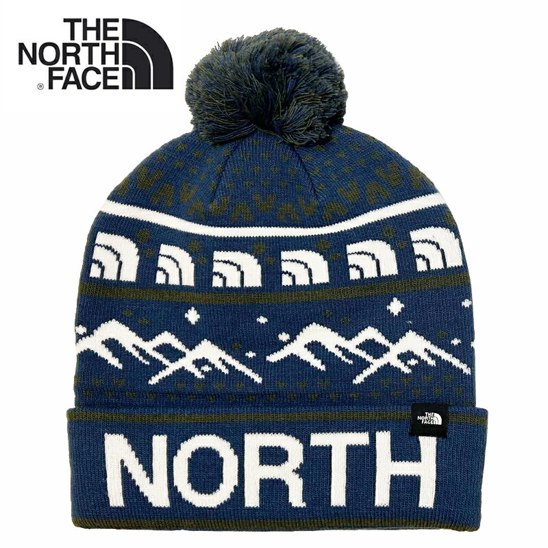 【あす楽】THE NORTH FACE SKI TUKE BEANIE / ザ・ノース・フェイス / BEANIE / ビーニー / ニット帽 / Knit Cap / ニットキャップ / 帽子 / POMPOM / ボンボン / ポンポン / POM BEANIE / ポン ビーニー / スキー / スノボー / キャンプ / アウトドア / NF0A4SIE